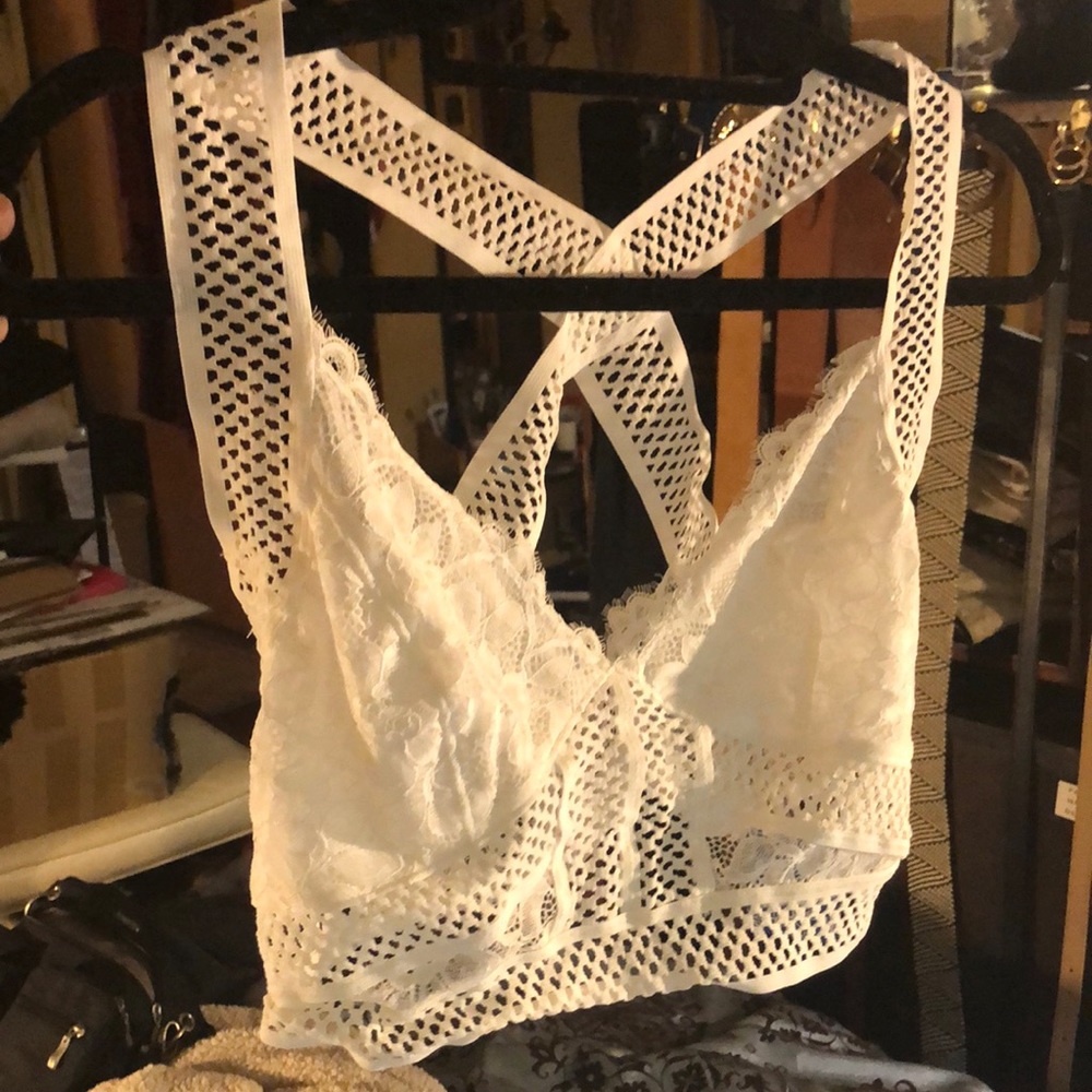 Free People Sitting Pretty Brami Ivory NWT